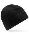 BB244R B244R Beechfield Recycled Fleece Pull-On Beanie Black colour image